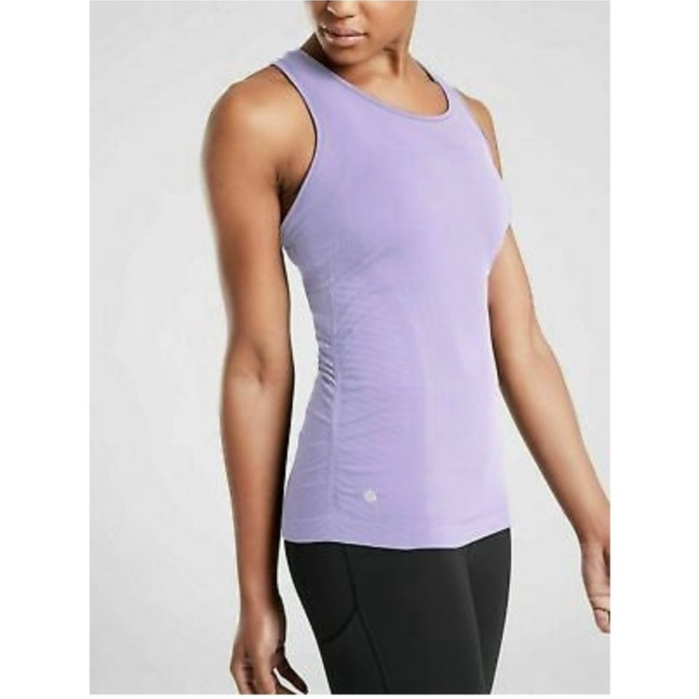 NWT Athleta Speedlight tank Women's Purple Tank Top